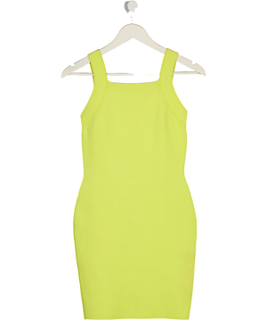 ALEXANDER WANG Citrus Yellow Bandage Bodycon Dress UK S