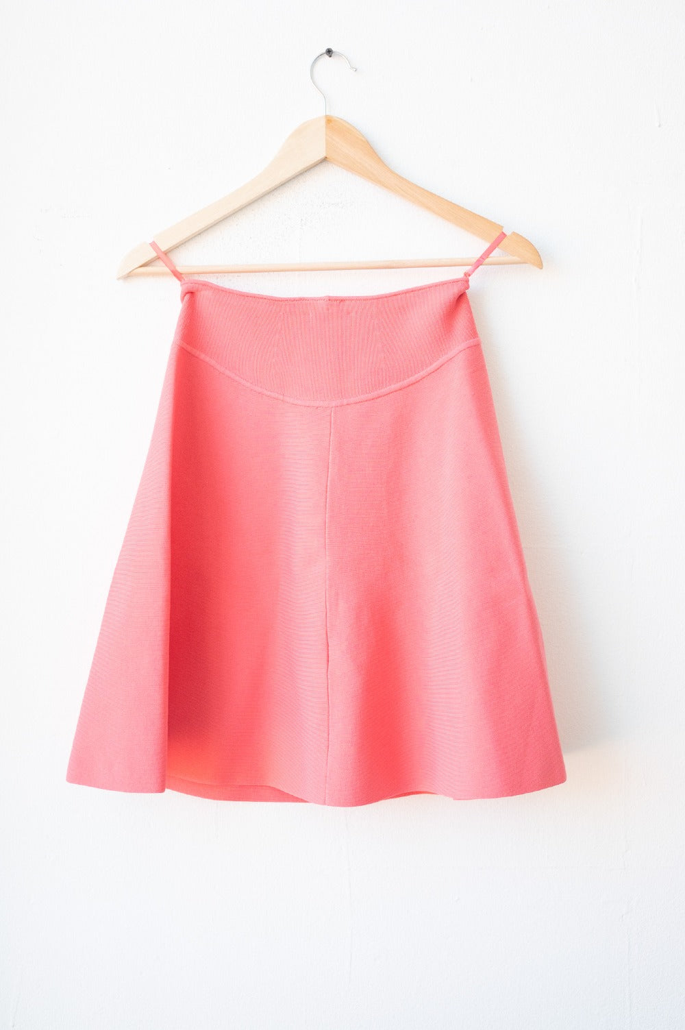 REISS Pink Fine Knit Stretch Mini Skirt UK 6