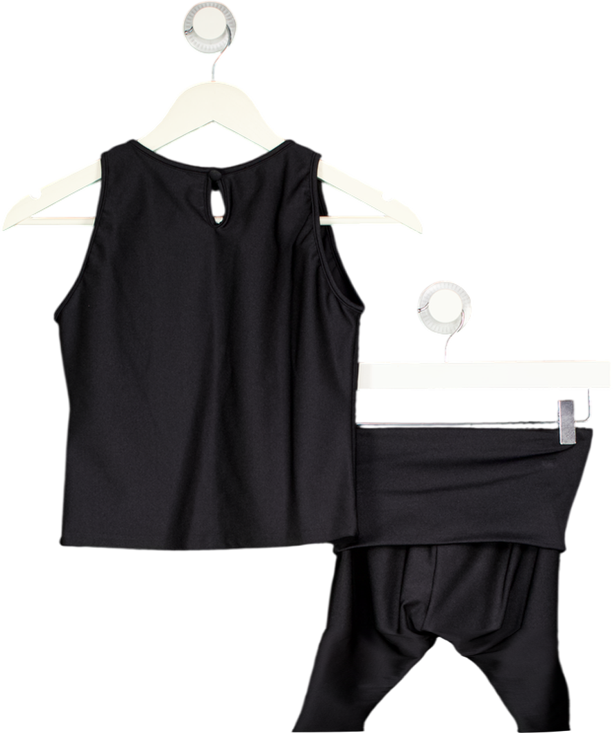 MAHR 2-piece Yoga Glossy Black Top (uk L)  And Tweggings UK S