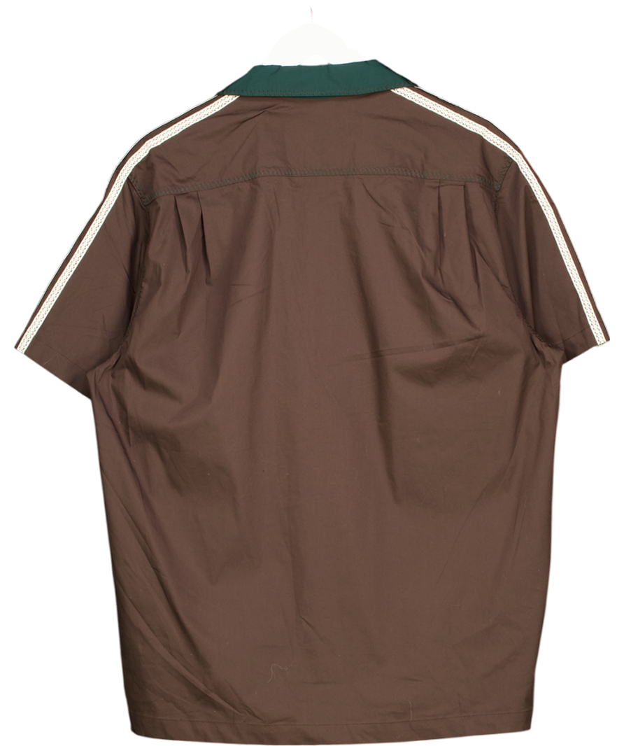 adidas Green Clot Bowl Shirt UK M