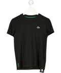 LACOSTE Black Slim Fit Ultra Dry Stretch Sport T-shirt UK 10