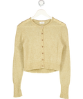 American Vintage Beige Supersoft Fuzzy Knit Cardigan UK S