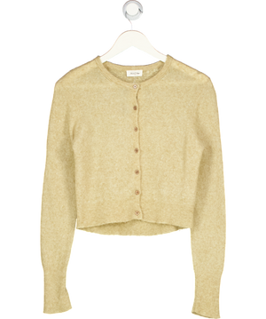 American Vintage Beige Supersoft Fuzzy Knit Cardigan UK S