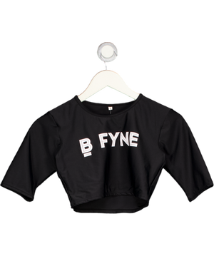 DFYNE Black Signature Baby Tee UK S