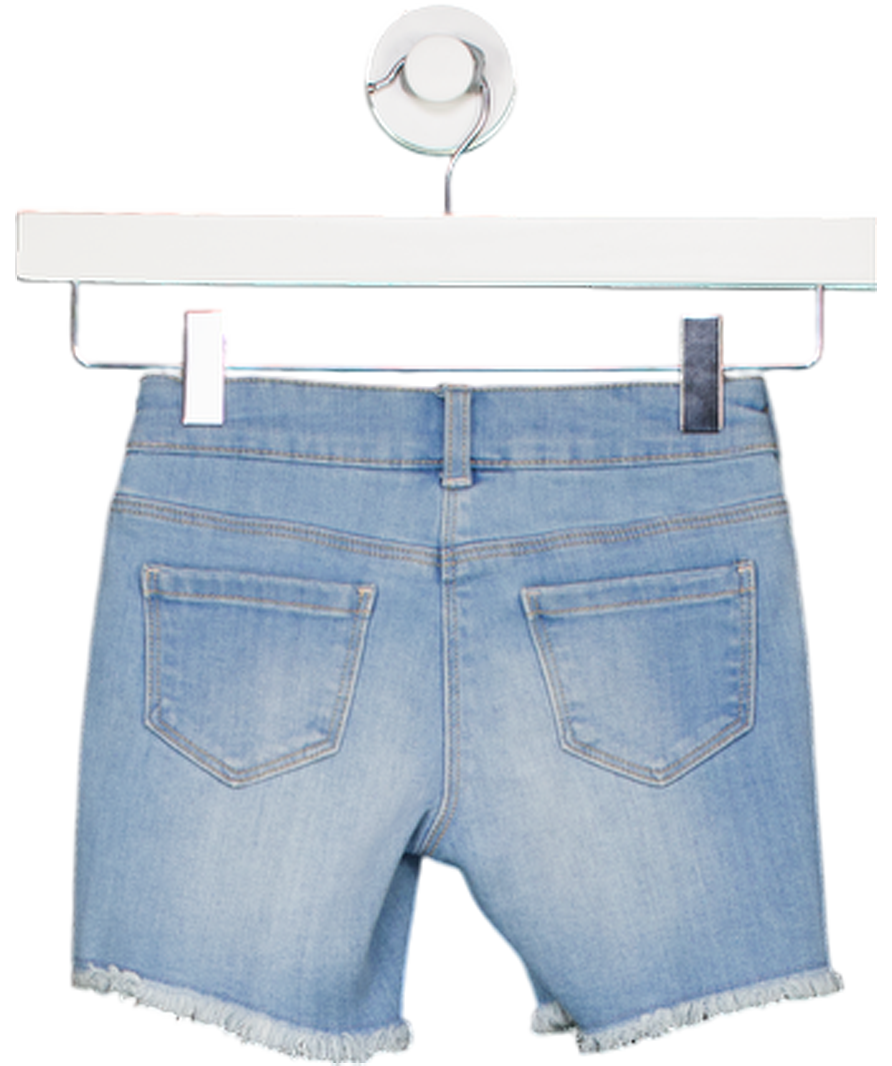 C&A Blue Denim Frayed Shorts 4 Years