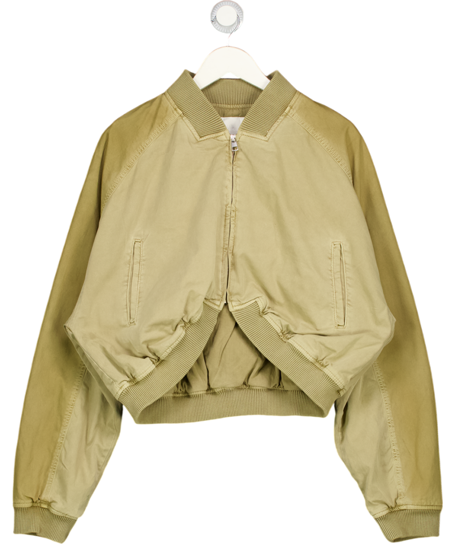 ZARA Green Cropped Fit Jacket UK 14