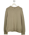 ARKET Beige Heavy Knit Wool Blend Jumper UK M