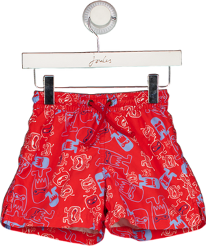 Sunuva Red Robot, Lined Swimshorts 2 Years