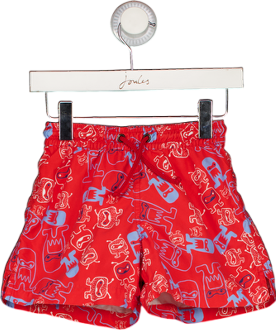 Sunuva Red Robot, Lined Swimshorts 2 Years