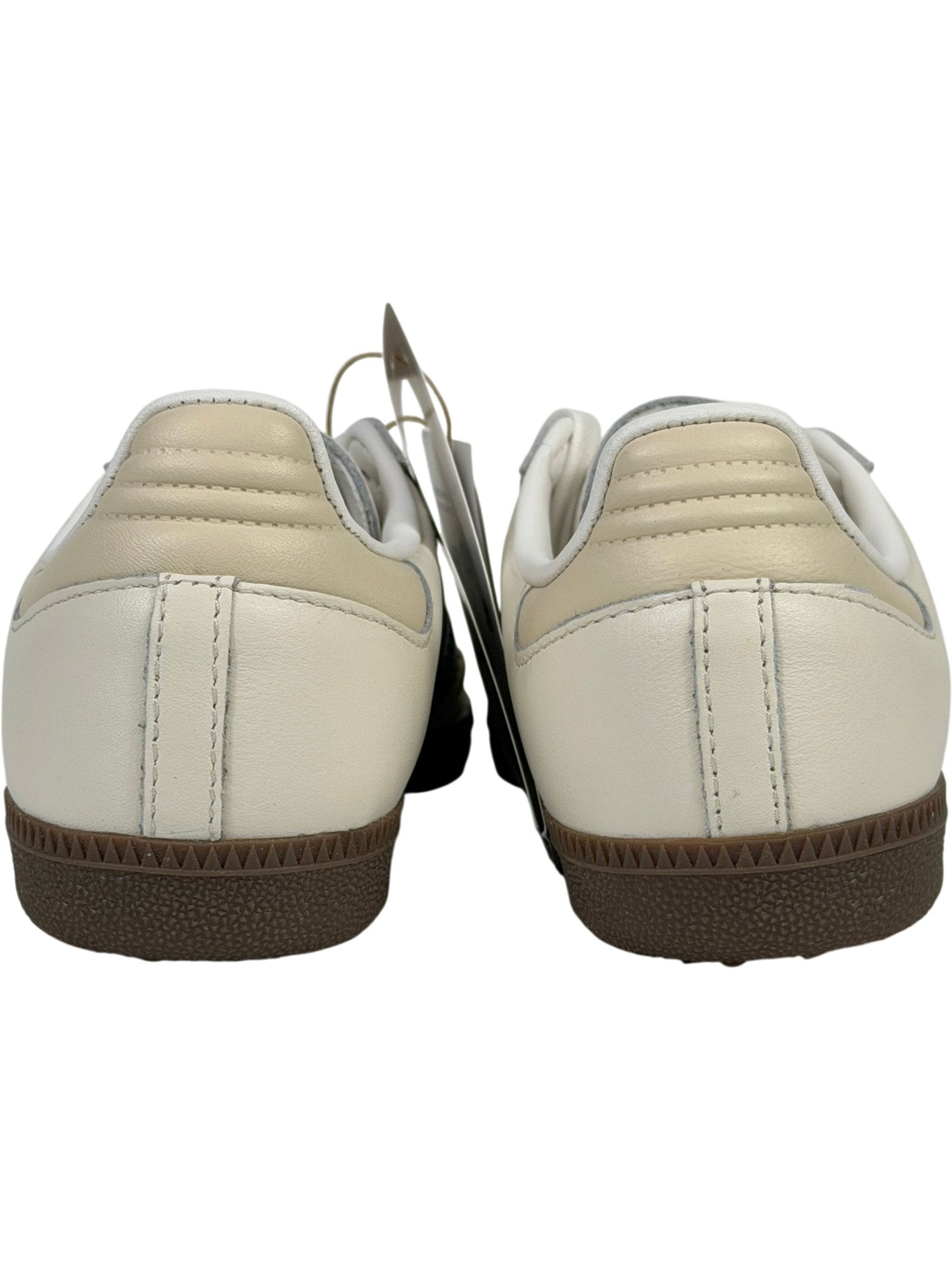 ADIDAS Beige Samba OG Retro Trainers UK 3