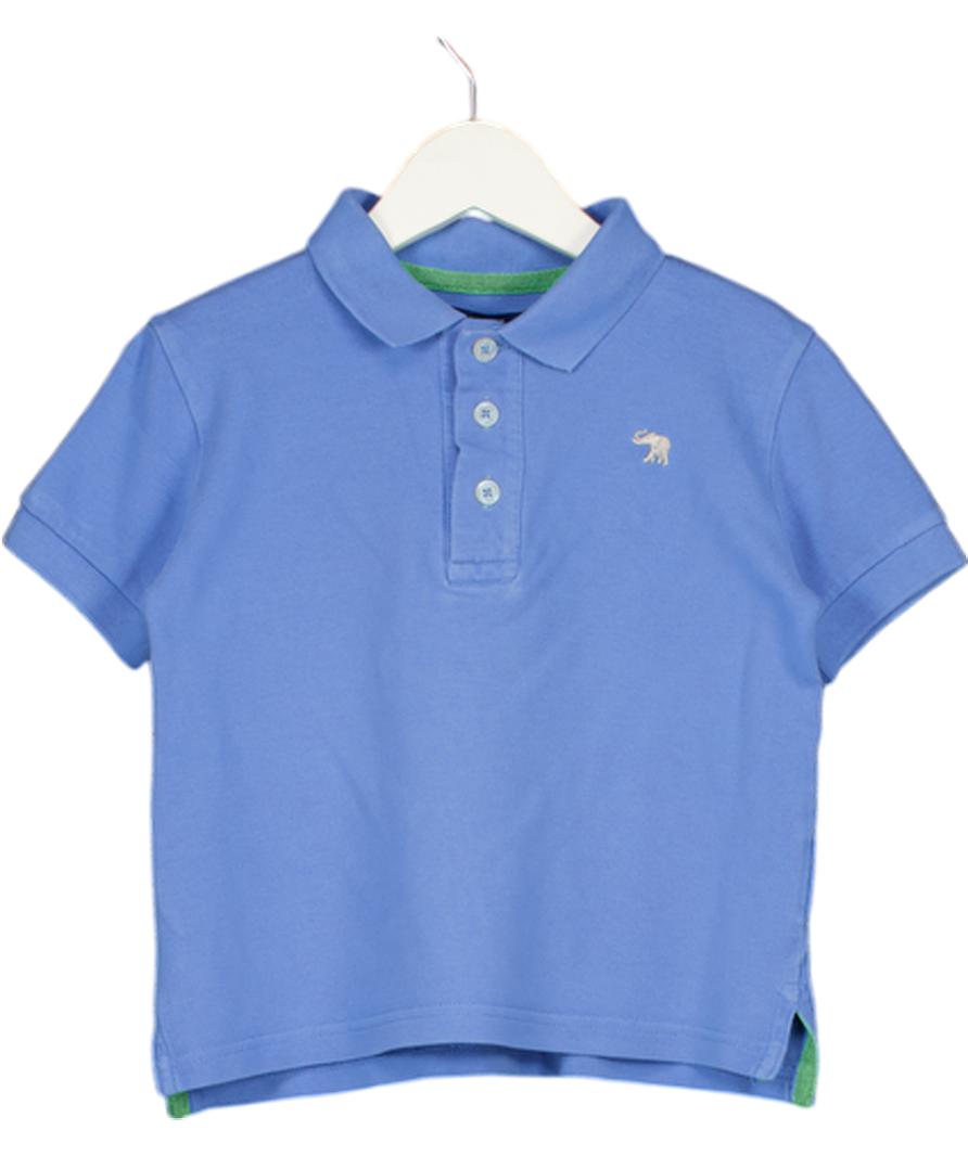 THOMAS BROWNE Sky Blue Harry Piqué Polo 2 Years