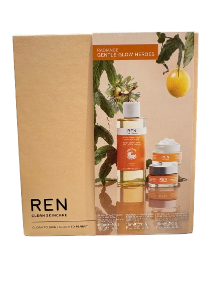 Ren Clean Skincare Radiance Gentle Glow Heroes one size