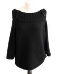 Annette Gortz Black Silk Blend Knitted Sweater UK