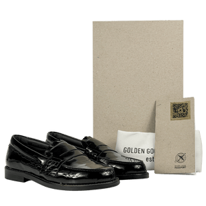 GOLDEN GOOSE Classic Black Patent Loafers UK 3 EU 36