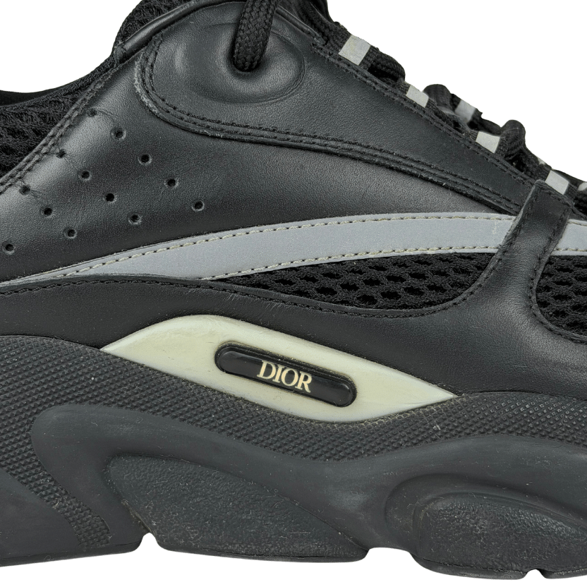 DIOR B22 Black Silver Trainers UK 6 EU 40 👞