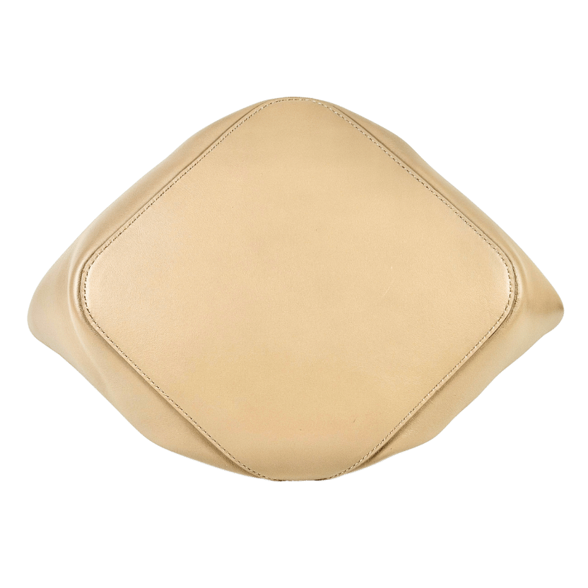 SCANLAN THEODORE Chalk Beige Italian Leather Athos Bucket Bag