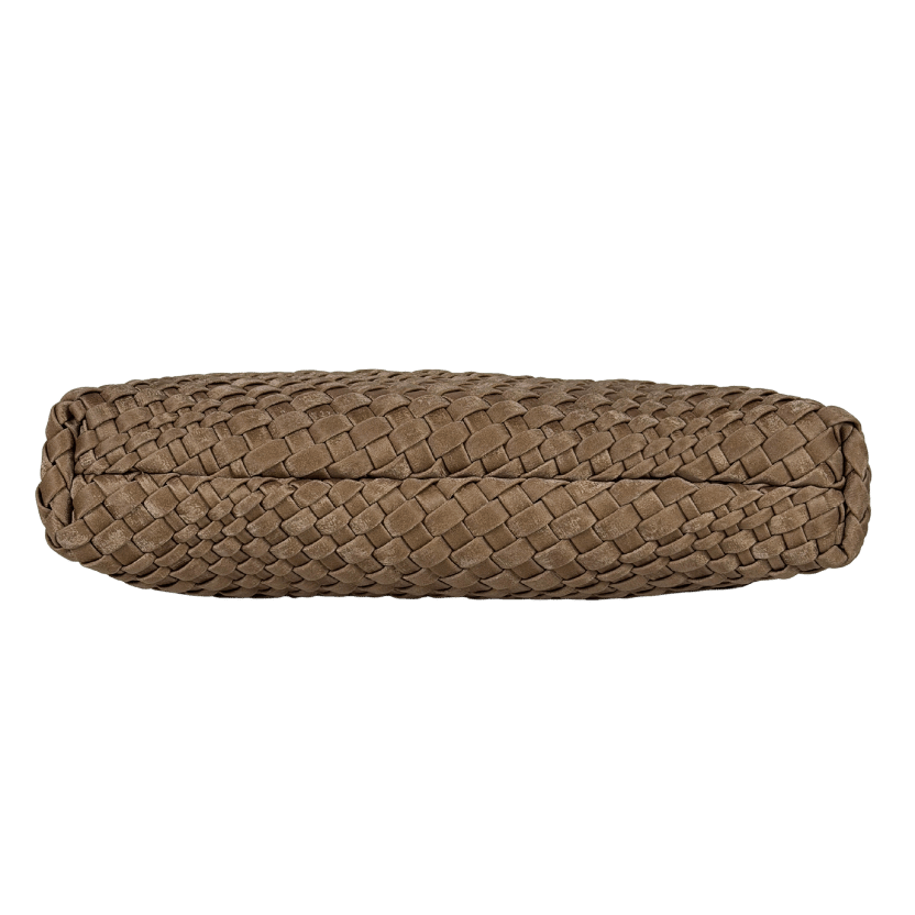 DUNE Brown Deliberating - Bronze Woven Shoulder Bag One Size