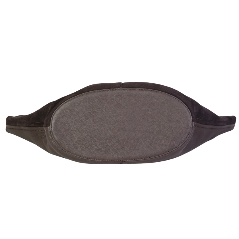 REISS Brown Lyra Leather Tote Bag