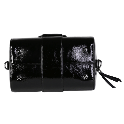 Roger Vivier Black Belle Vivier Bag In Patent Leather Mini