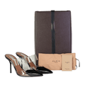 ALAIA Black Patent Leather Le Coeur Mules 90 Heart Mules UK 7 EU 40 👠