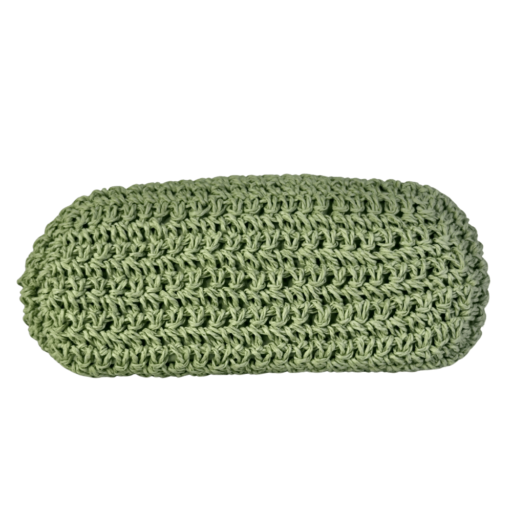 ASOS Green Design Straw Grab Bag With Marbel Resin Handle One Size