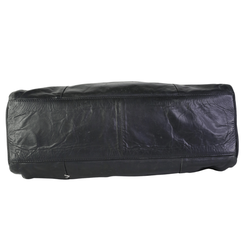 Radley London Black Leather Top Handle Stitch Detail Handbag One Size