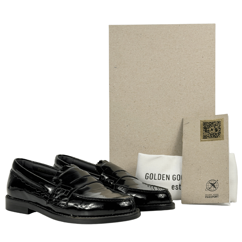 GOLDEN GOOSE Classic Black Patent Loafers UK 3 EU 36 👠