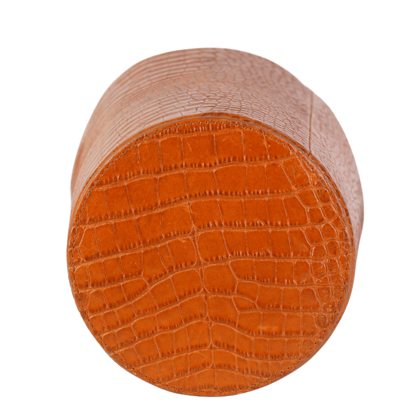 Marais USA Brown Croc Effect Bucket Bag One Size