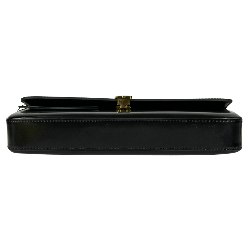 HOLLAND COOPER Marais Shoulder Bag Black Leather