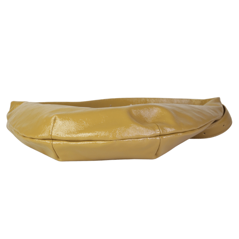 ARKET Beige Mid Size Curved Real Leather Shoulder Bag