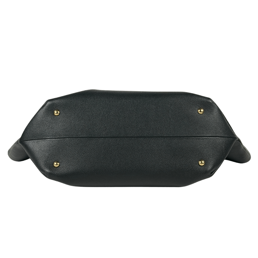 DEMELLIER LONDON Black New York Leather Tote Bag