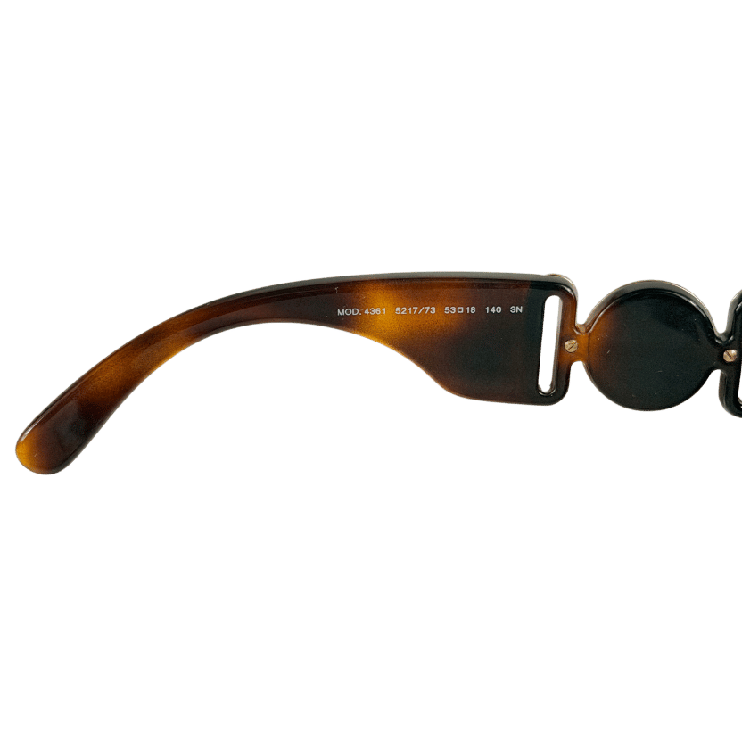 Versace Brown tortoise / gold Biggie 4361 Sunglasses