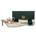 HOLLAND COOPER Cream Wear All Day Vienna Pearl Heel Champagne Pearl UK 8 EU 41