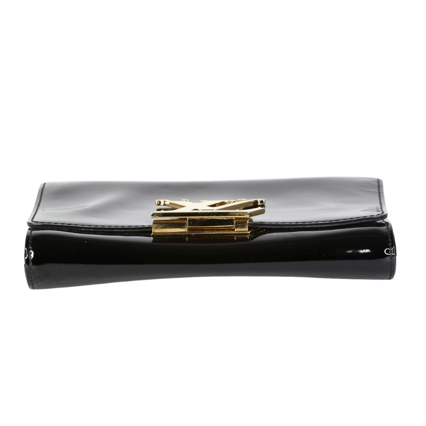 Louis Vuitton Black Louise Patent Leather Crossbody Bag