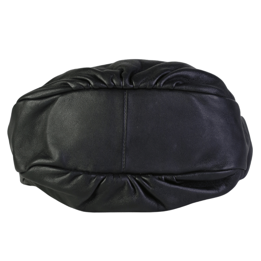 COS Black Micro Leather Chain Bag One Size