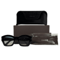 TOM FORD Guilliana Tf1083 01p Shiny Black Cat Eye Sunglasses In Case & Box
