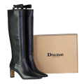 Dune Stellan - Black Square Toe Knee High Boots UK 4 EU 37 👠