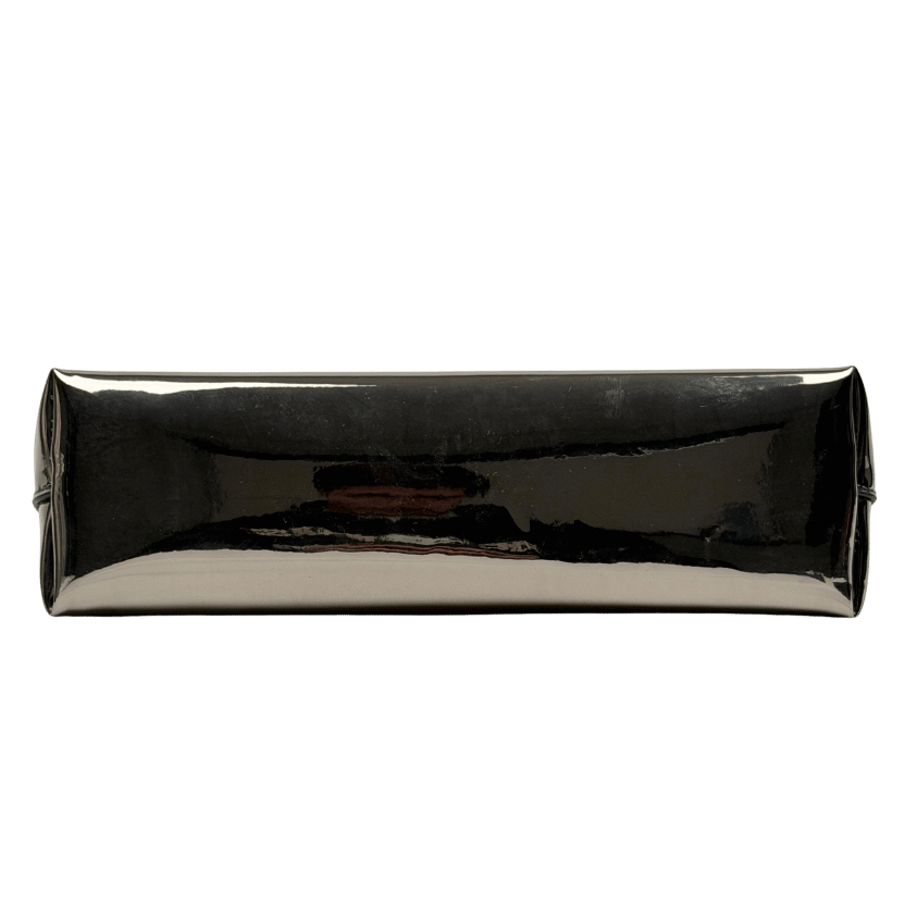 River Island Metallic Silver Bar Front Clutch Bag One Size