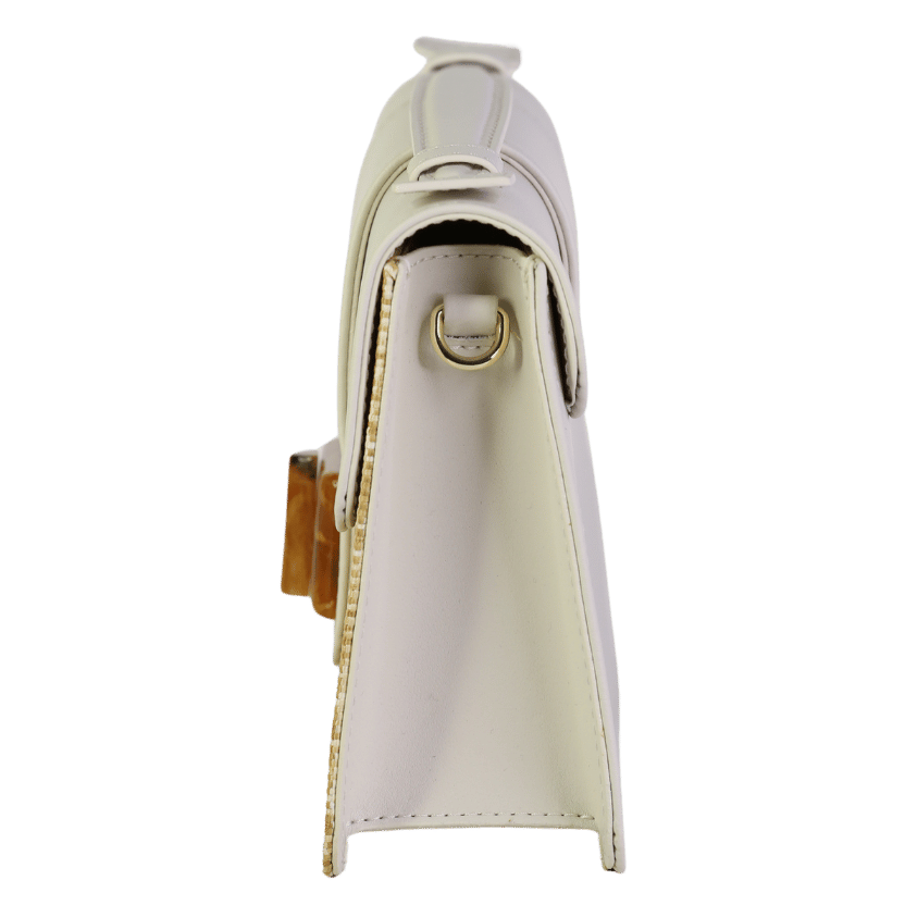 LK Bennett Roxy Cream Leather And Raffia Shoulder Bag One Size