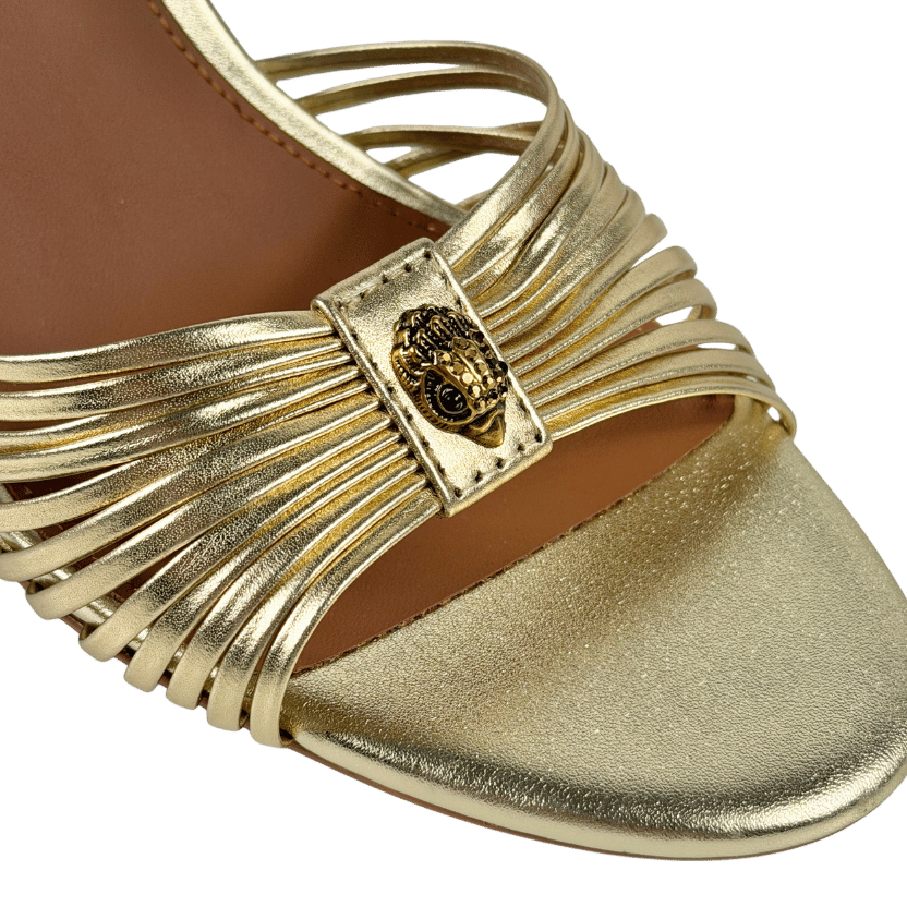 Kurt Geiger Metallic Multi-strap Tie Heel UK 6 EU 39 👠