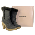 Carvela Grey Stuart Suede Boots UK 4 EU 37 👠