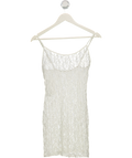 SWIM BY DI Short White Lace Dress UK S