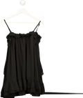 Urban Outfitters Black Lioness Ethereal Ruffle Cami Mini Dress UK S