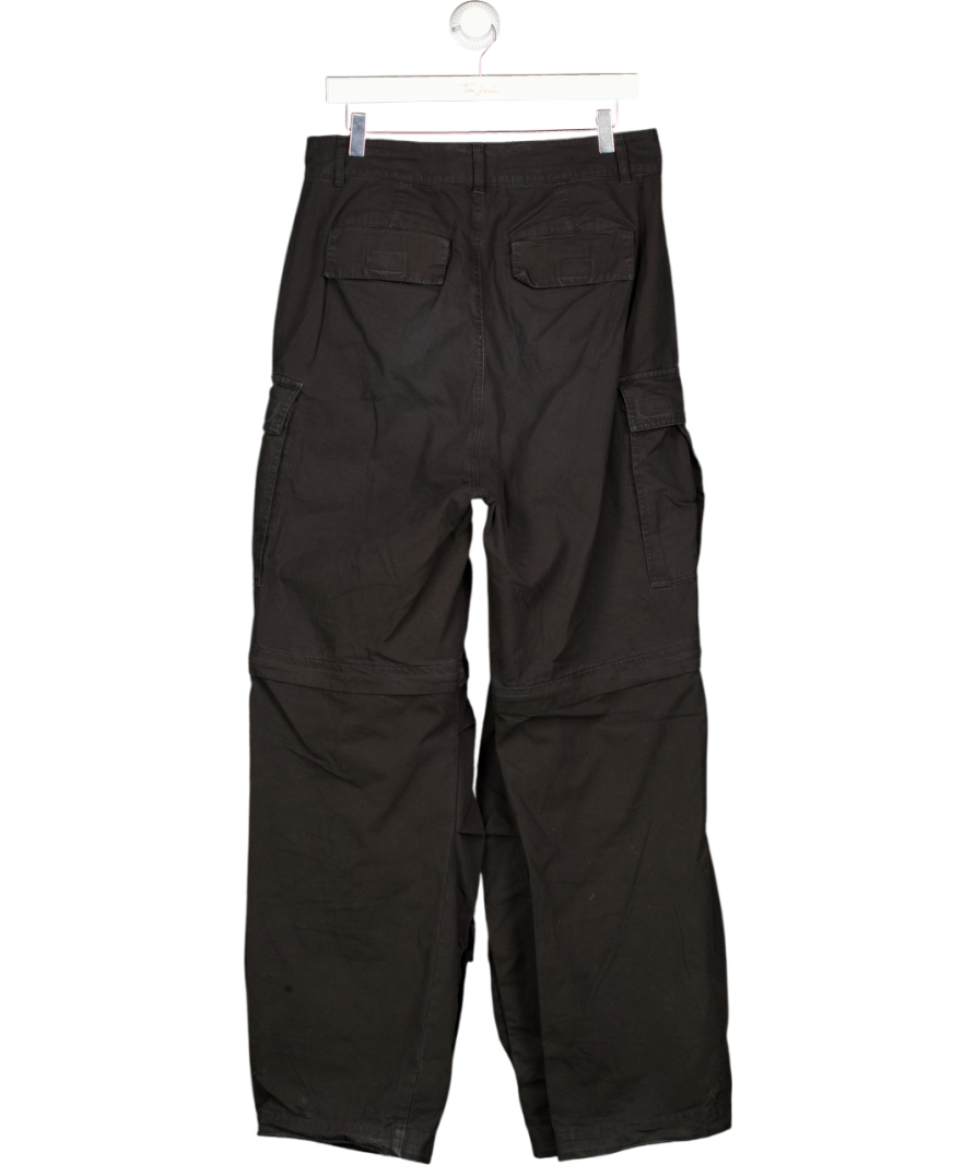 ARCANA Black Zip Off Cargo Trousers W30