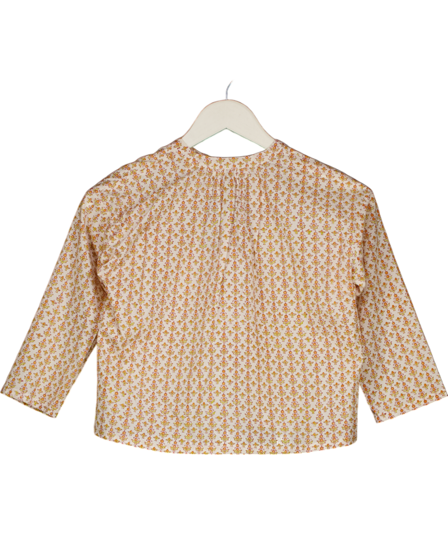 DÔEN Orange Organic Cotton Printed Shirt 8 Years