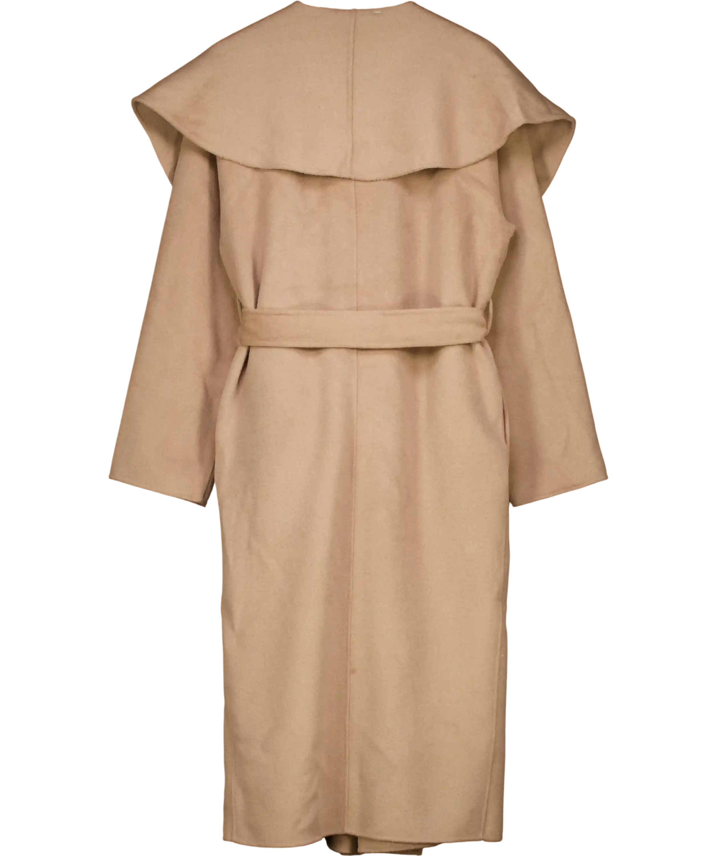 LOVER AND FRIENDS Light Camel Beige Shawl Collar Noor Coat UK S