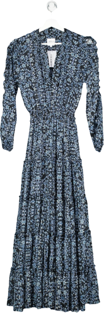 MISA Los Angeles Blue Hadeya Dress UK XS