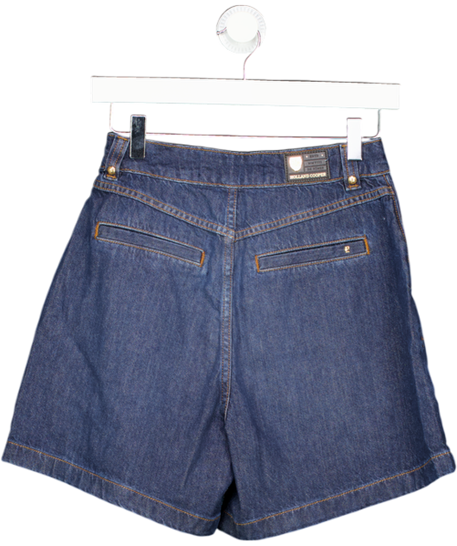 Holland Cooper Dark Blue Denim Shorts UK 8