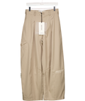 EME STUDIOS Beige Borca Stone Tailored Trousers UK 8