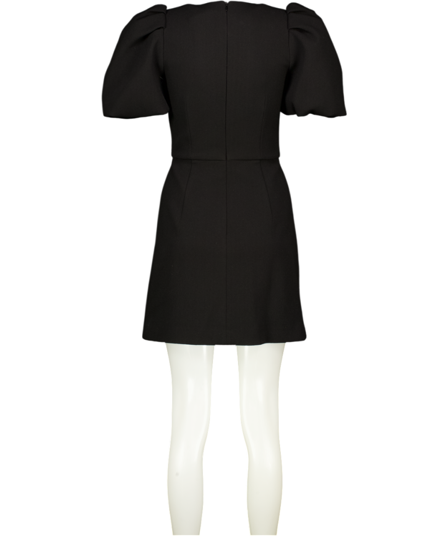 problem - nophoto Rebecca Vallance Black Yvonne Bow-embellished Minidress UK 8